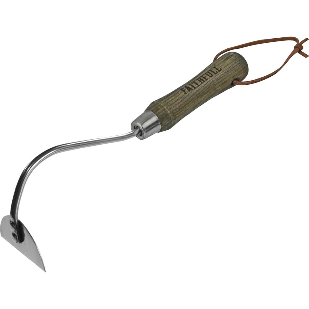 Photo of Faithfull Prestige Stainless Steel Onion Hoe Ash Handle