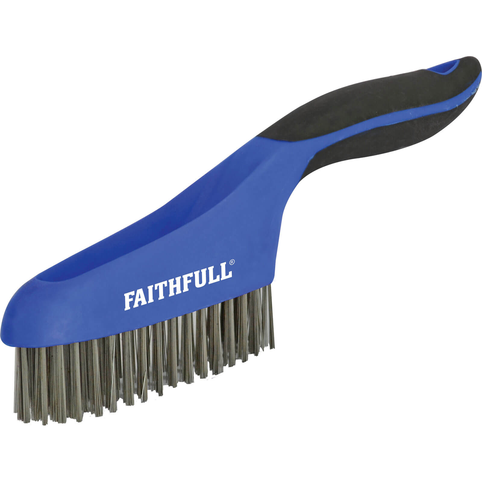 Photo of Faithfull Stainless Steel Wire Scratch Brush 4 Rows