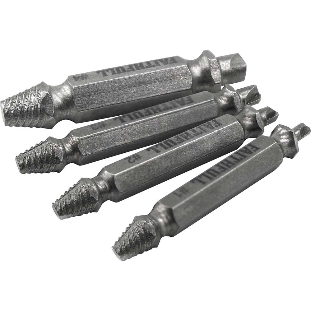 Photo of Faithfull 4 Piece Screw Extractor Kit