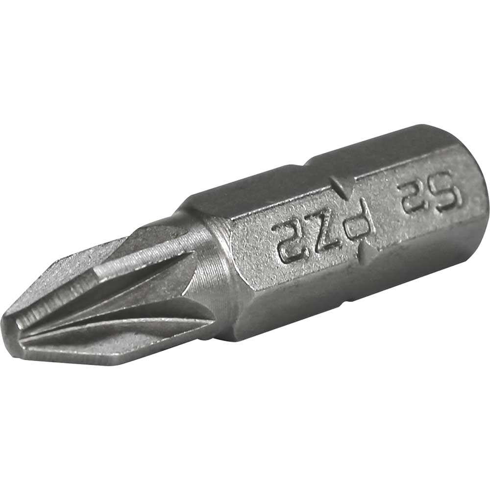 Photo of Faithfull Pozi S2 Grade Steel Screwdriver Bits Pz2 25mm Pack Of 3