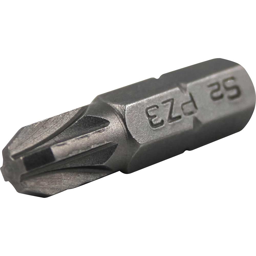Photo of Faithfull Pozi S2 Grade Steel Screwdriver Bits Pz3 25mm Pack Of 3
