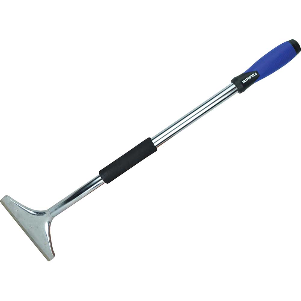 Image of Faithfull Soft Grip Long Handled Heavy Duty Scraper 150mm