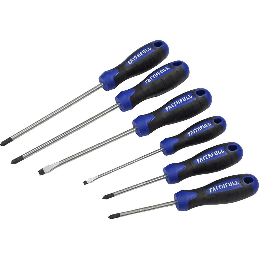 Photo of Faithfull 6 Piece Screwdriver Soft Grip Set