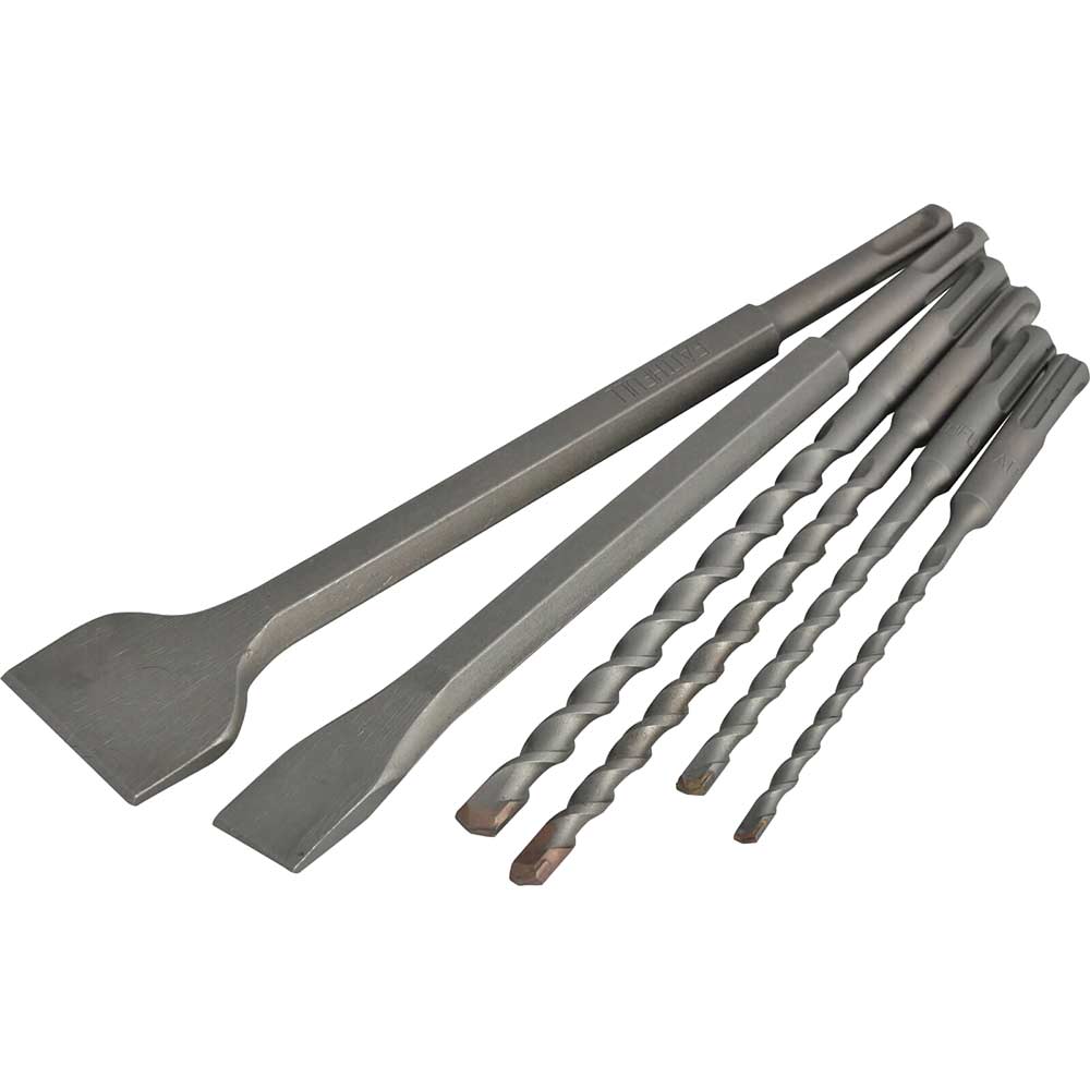Photo of Faithfull 6 Piece Sds Plus Drill Bit And Chisel Set