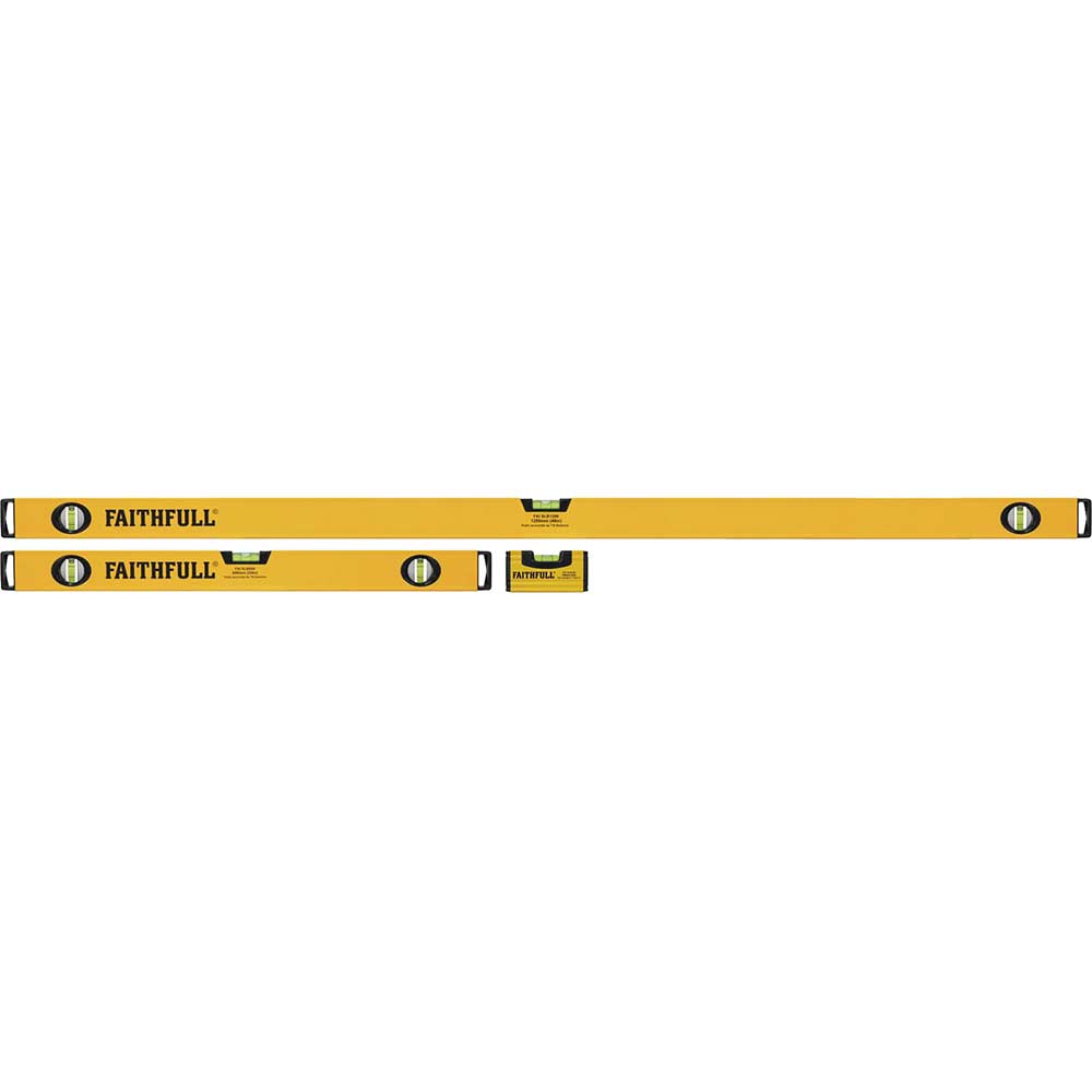 Photo of Faithfull 3 Piece Box Spirit Level Set