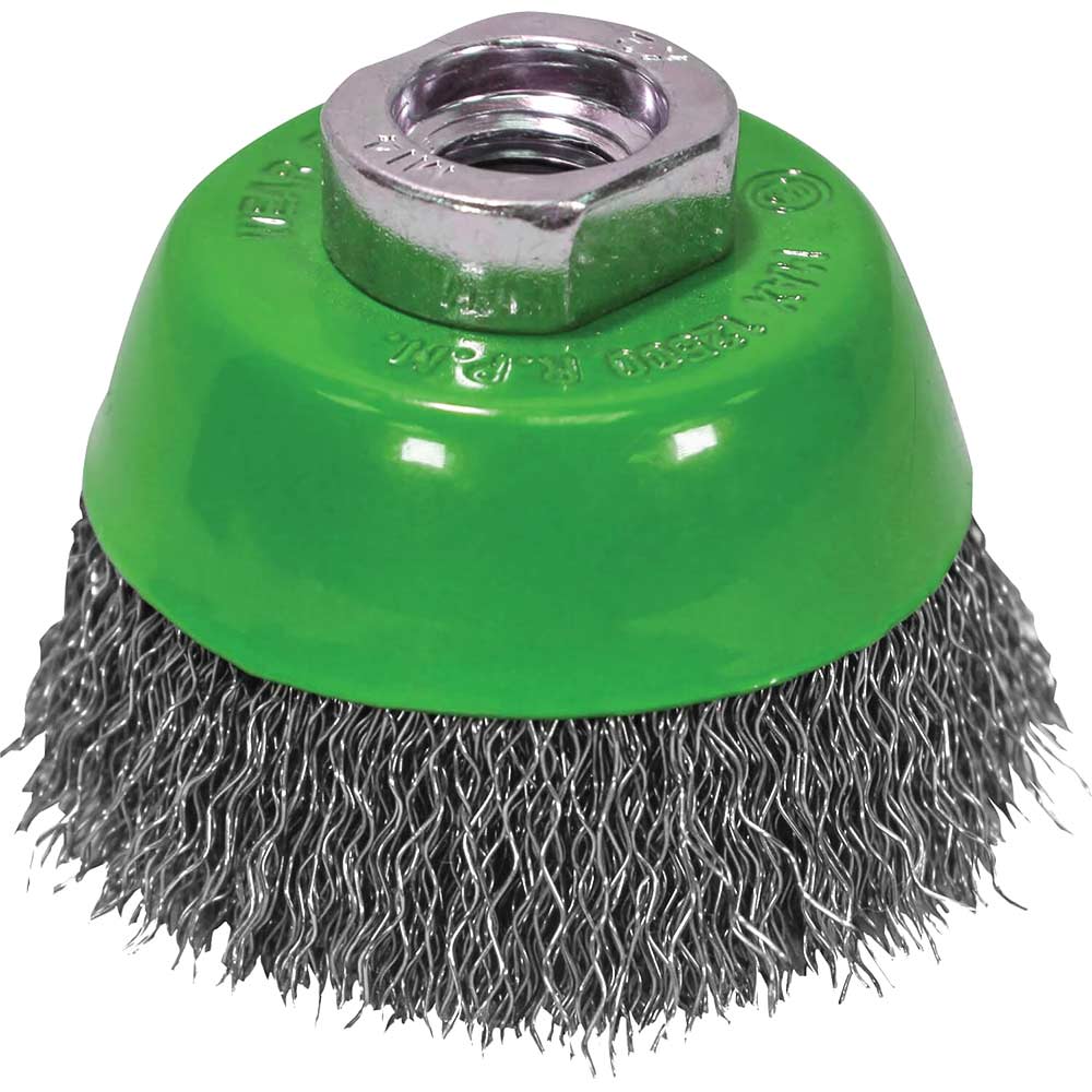 Photo of Faithfull Stainless Steel Crimped Wire Cup Brush 75mm M14 Thread