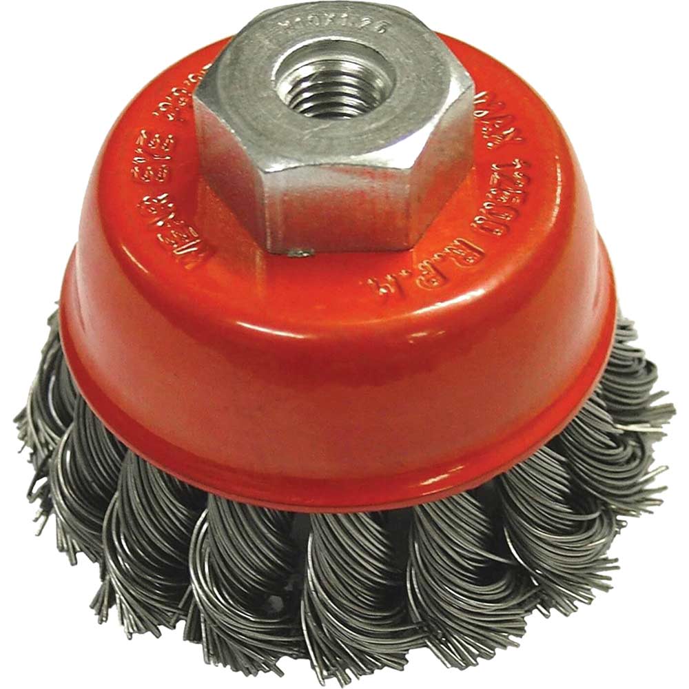Photo of Faithfull Twisted Knot Wire Cup Brush 65mm M10 X 1.5 Thread