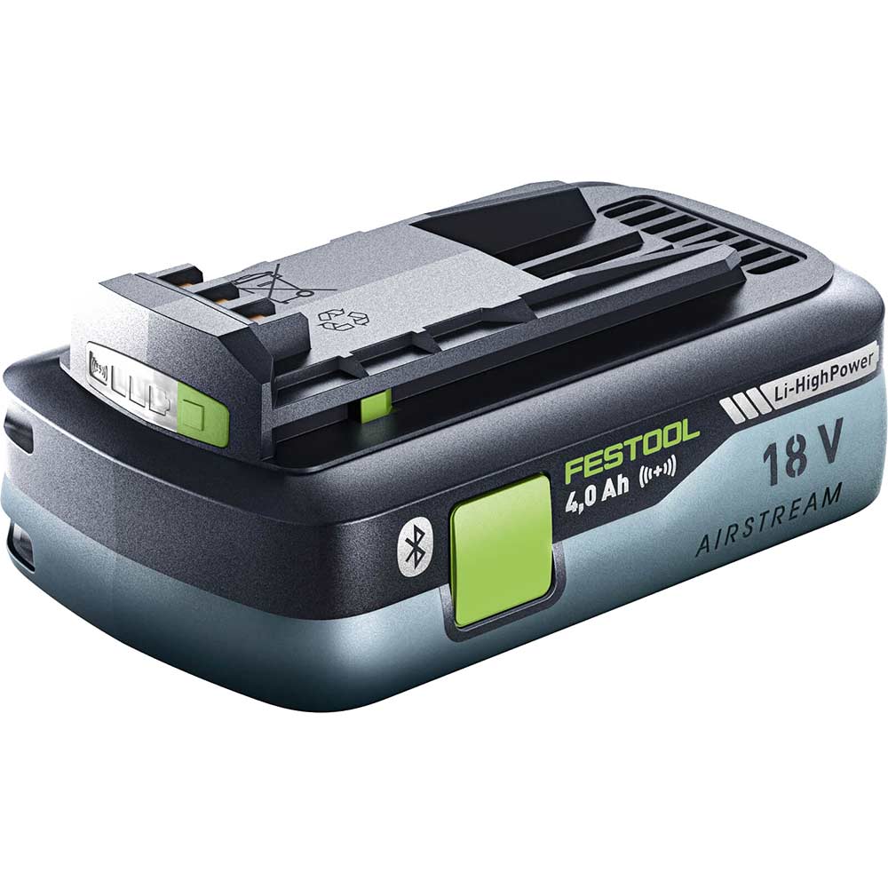 Image of Festool BP18 18v Cordless Bluetooth Li-ion Battery 4ah 4ah