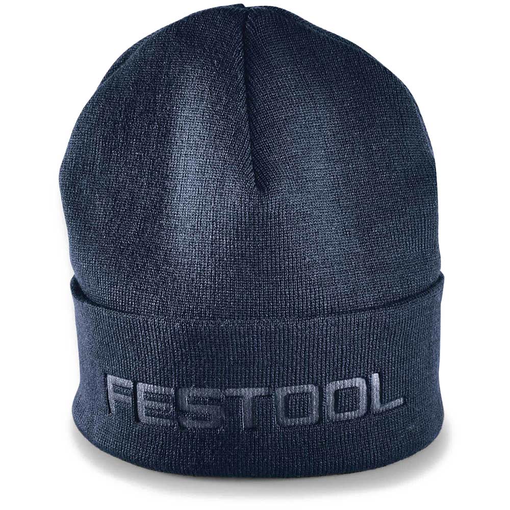 Photo of Festool Fan Knitted Beanie Hat Blue One Size