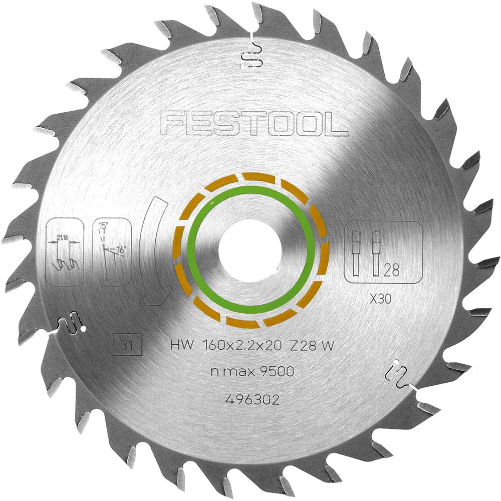 Photo of Festool Special Panel Cutting Circular Saw Blade 160mm 48t 20mm