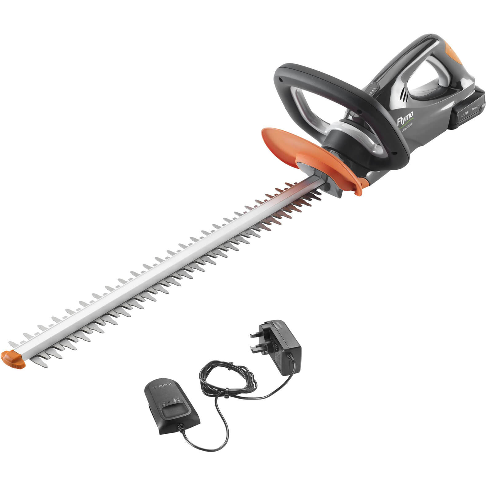 Flymo ULTRACUT 500 P4A 18v Cordless Hedge Trimmer 500mm 1 x 2.5ah Li-ion Charger