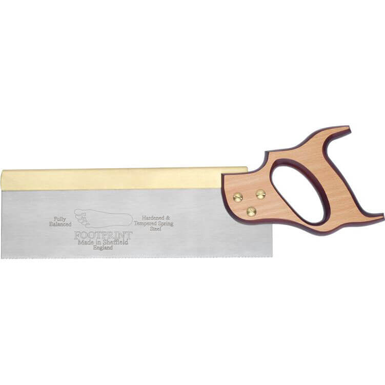 Image of Footprint 256 Brass Back Tenon Saw 10" / 250mm 15tpi
