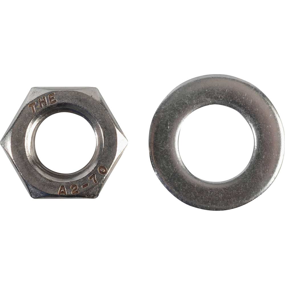 Photo of Forgefix A2 Stainless Steel Nuts And Washers M12 Pack Of 6