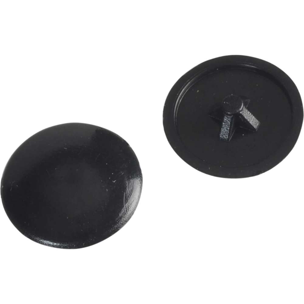 Photo of Forgefix Pozi Screw Cover Caps Black Pack Of 50