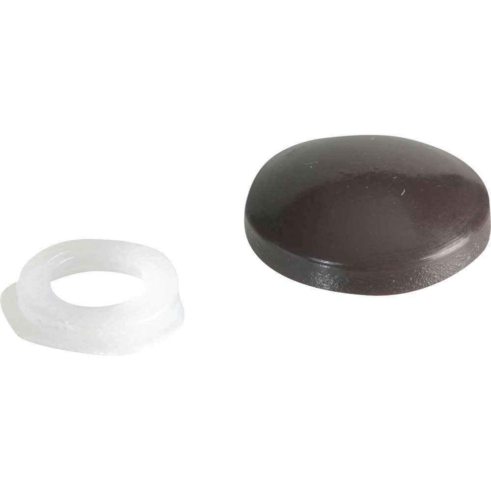 Photo of Forgefix Domed Screw Cover Caps Dark Brown Pack Of 20