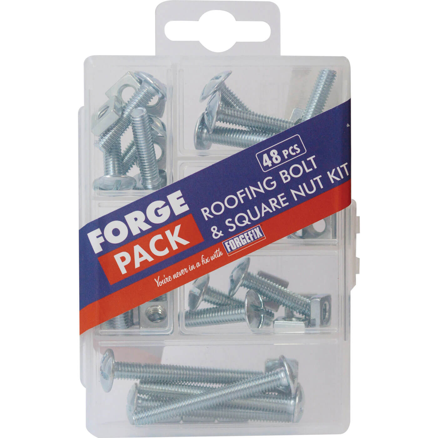 Photo of Forgefix Forgepack 48 Piece Roofing Bolt And Nut Set