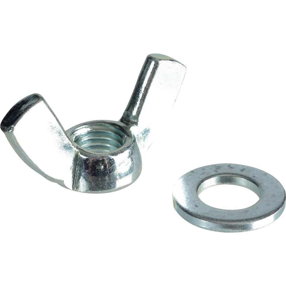 Photo of Forgefix Zinc Plated Wing Nuts And Washers M12 Pack Of 4