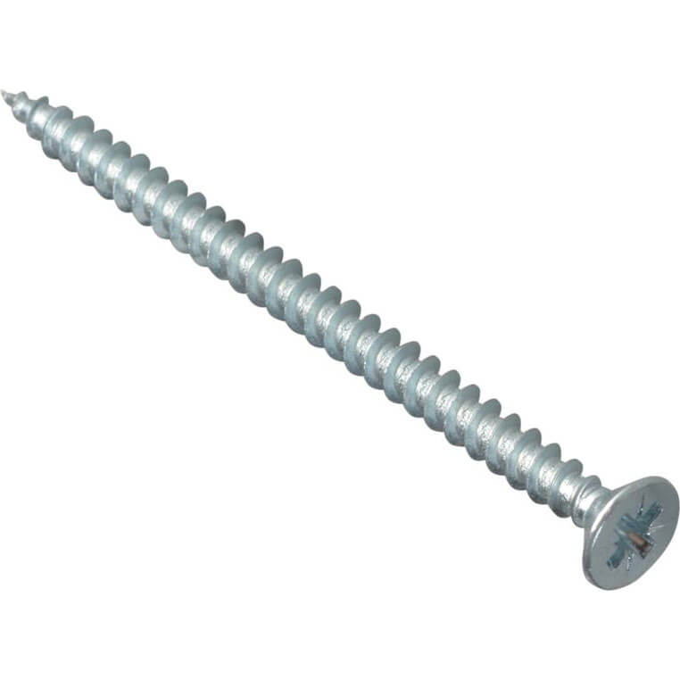 Image of Forgefix Multi Purpose Zinc Plated Screws 4mm 60mm Pack of 200