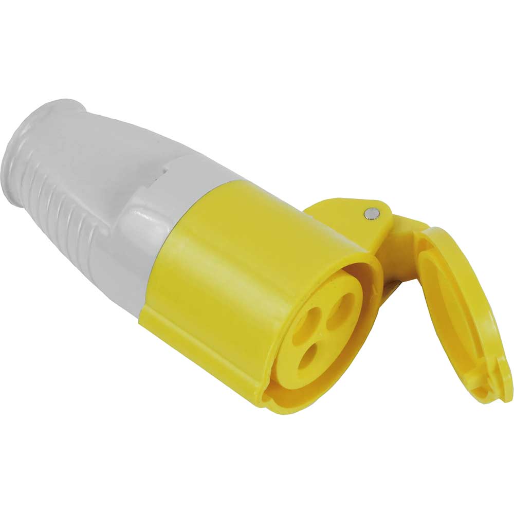 Image of Faithfull Yellow Socket 16 amp 110v 110v