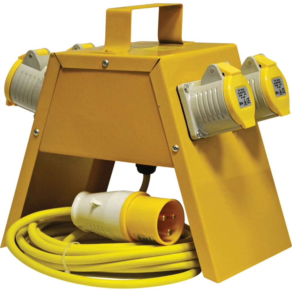 Photo of Faithfull Site Distribution Box 4 Way 110v 110v