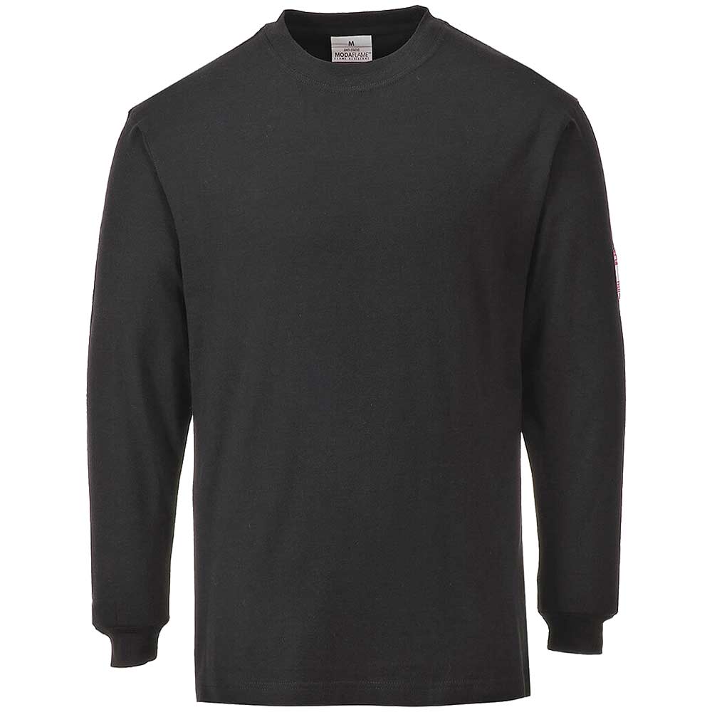 Photo of Modaflame Mens Flame Resistant Antistatic T-shirt Black Xl