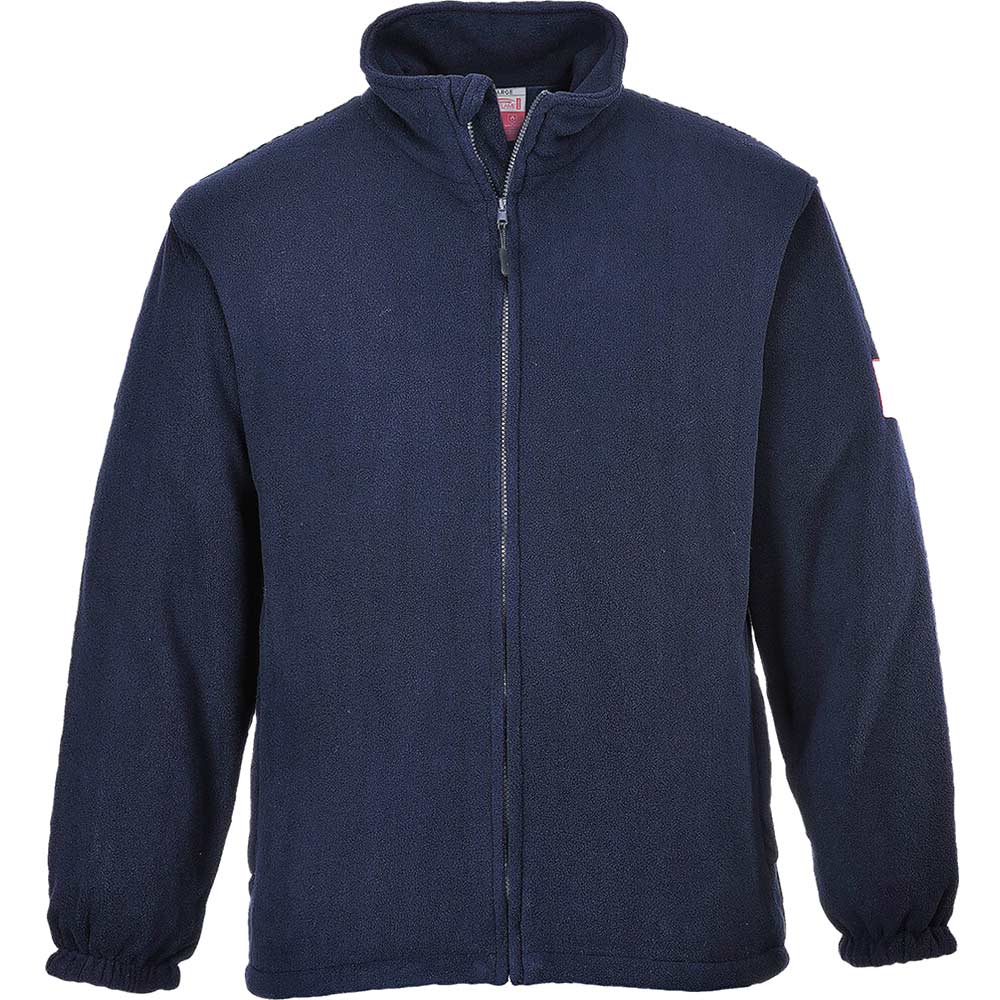 Photo of Modaflame Mens Flame Resistant Antistatic Fleece Navy S