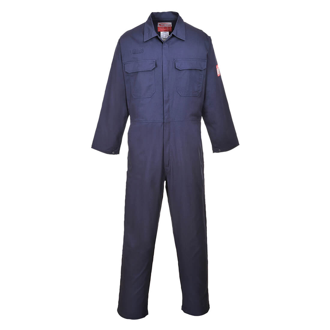 Biz Flame Mens Pro Flame Resistant Coverall Navy 3XL