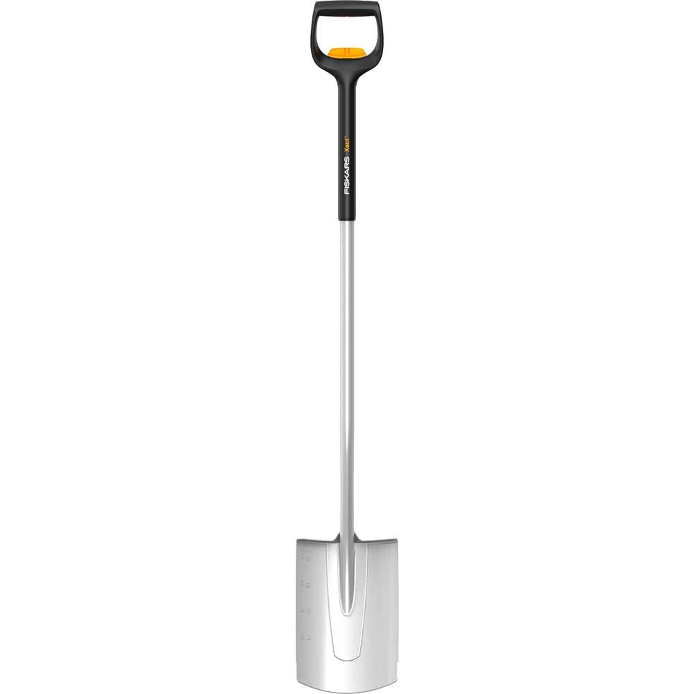Fiskars XACT Telescopic Rounded Garden Spade Spades