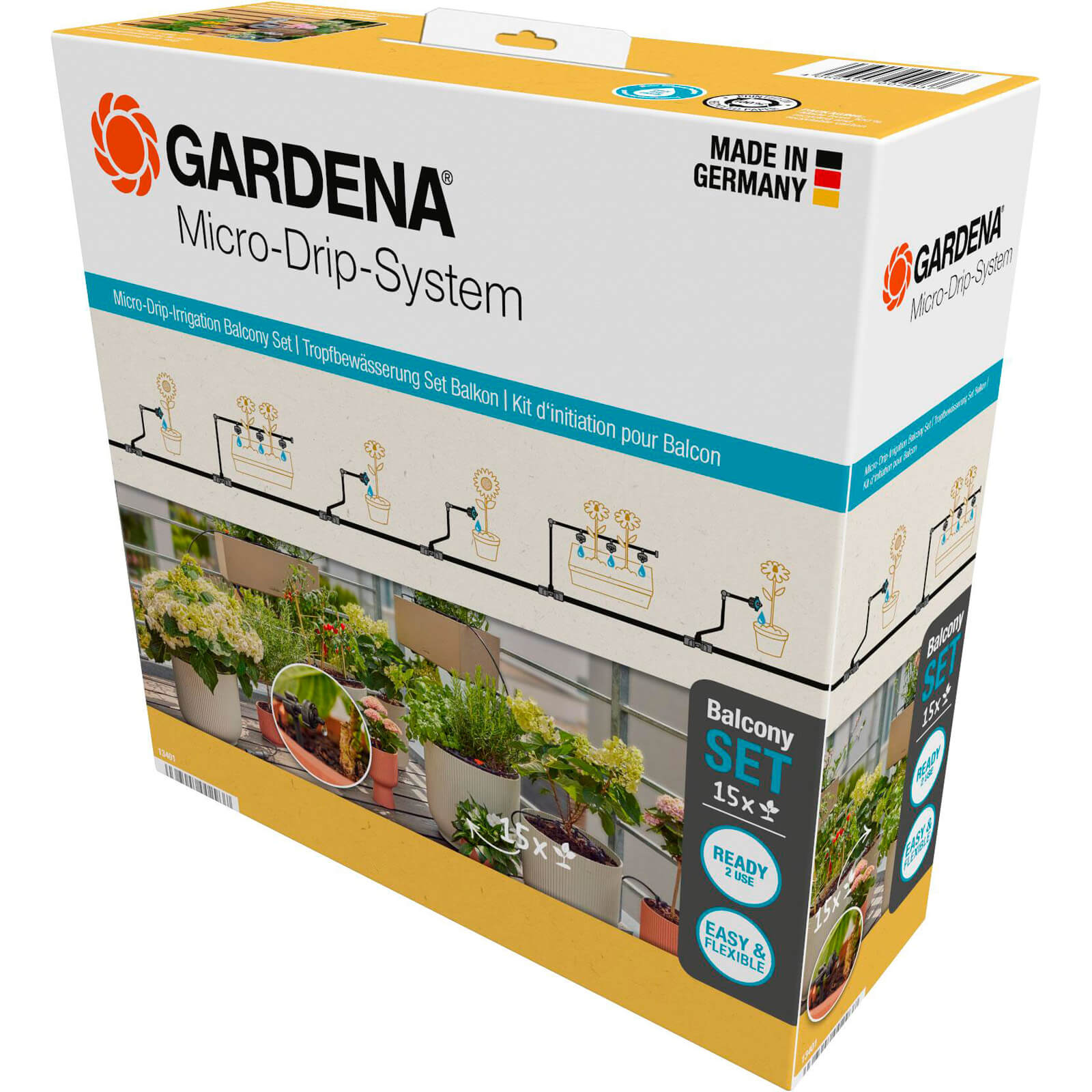 Image of Gardena MICRO DRIP Starter Set for Balcony