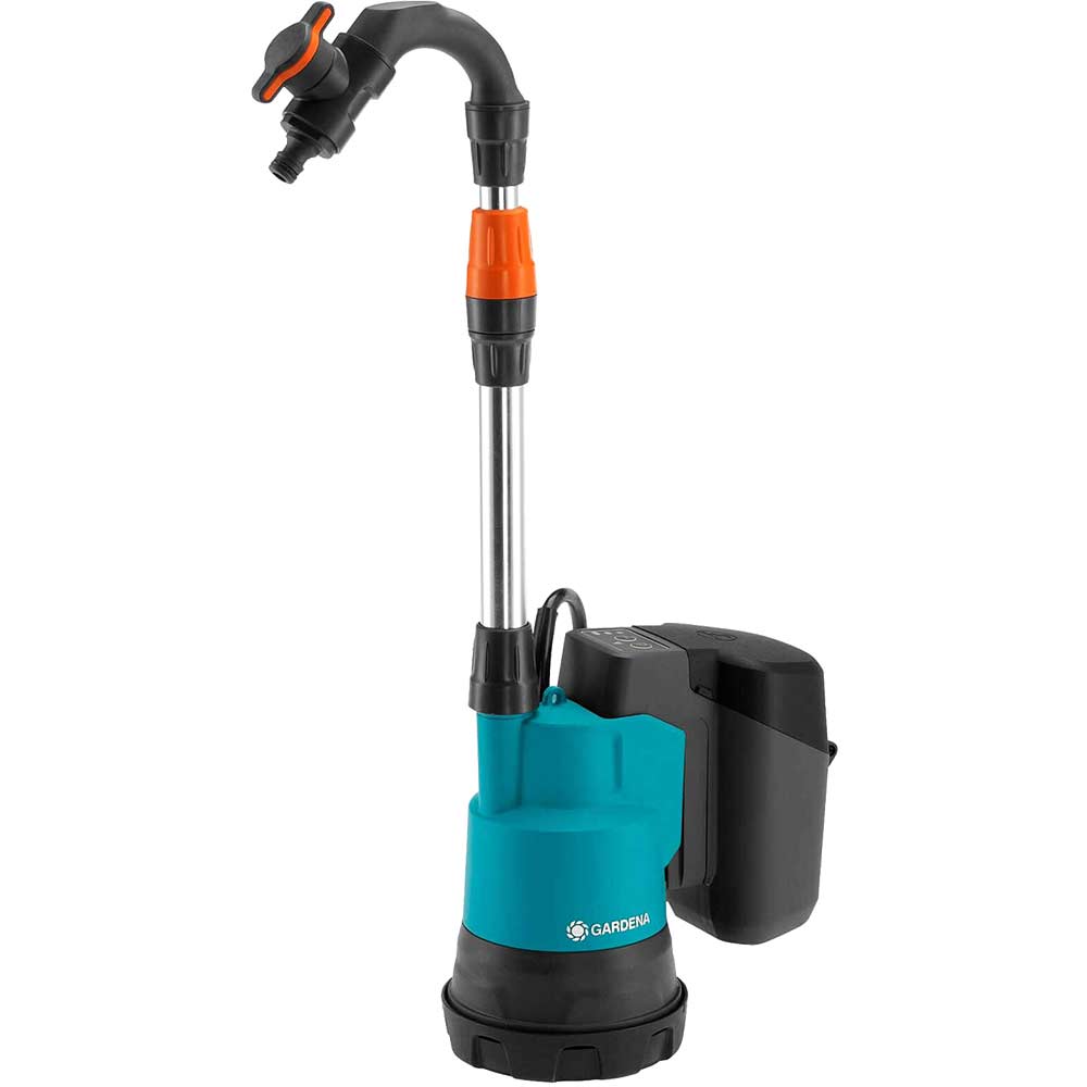 Image of Gardena 2000/2 P4A 18v Cordless Rainwater Submersible Water Butt Tank Pump No Batteries No Charger