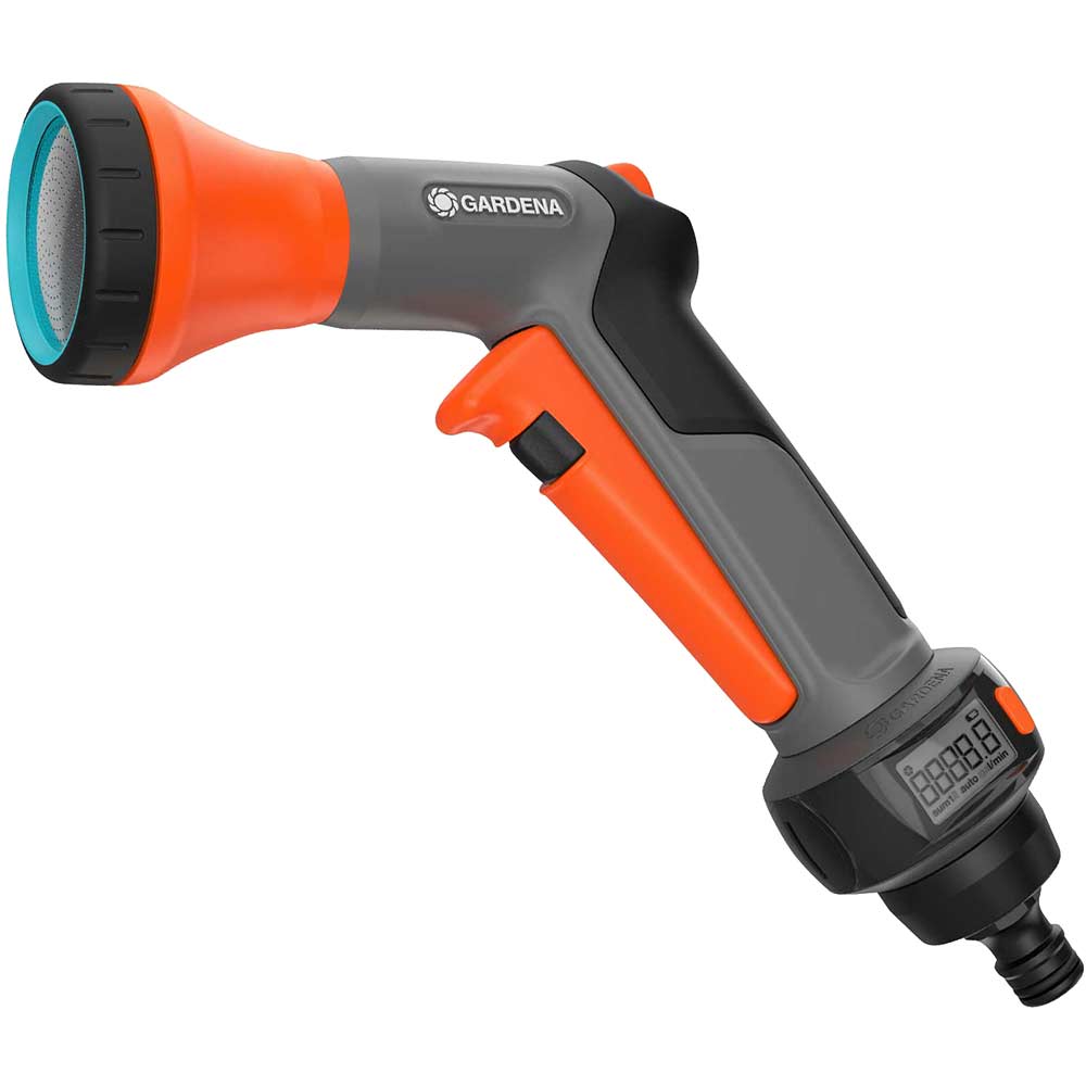 Image of Gardena AquaCount Water Spray Gun with Water Flow Meter