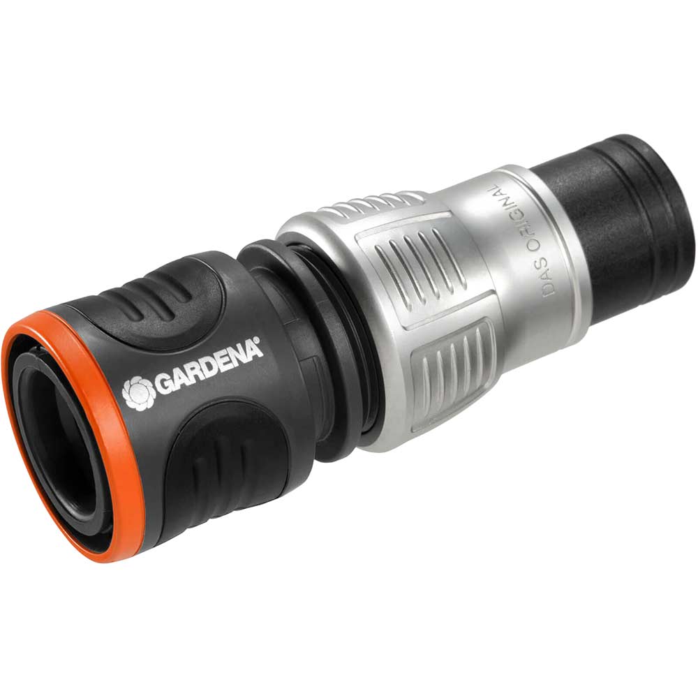 Photo of Gardena Premium Water Stop Hose Pipe Connector 1/2