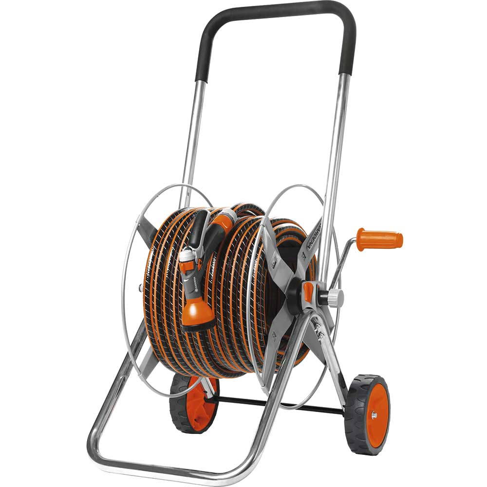 Gardena Metal Hose Reel Cart Hose Carts
