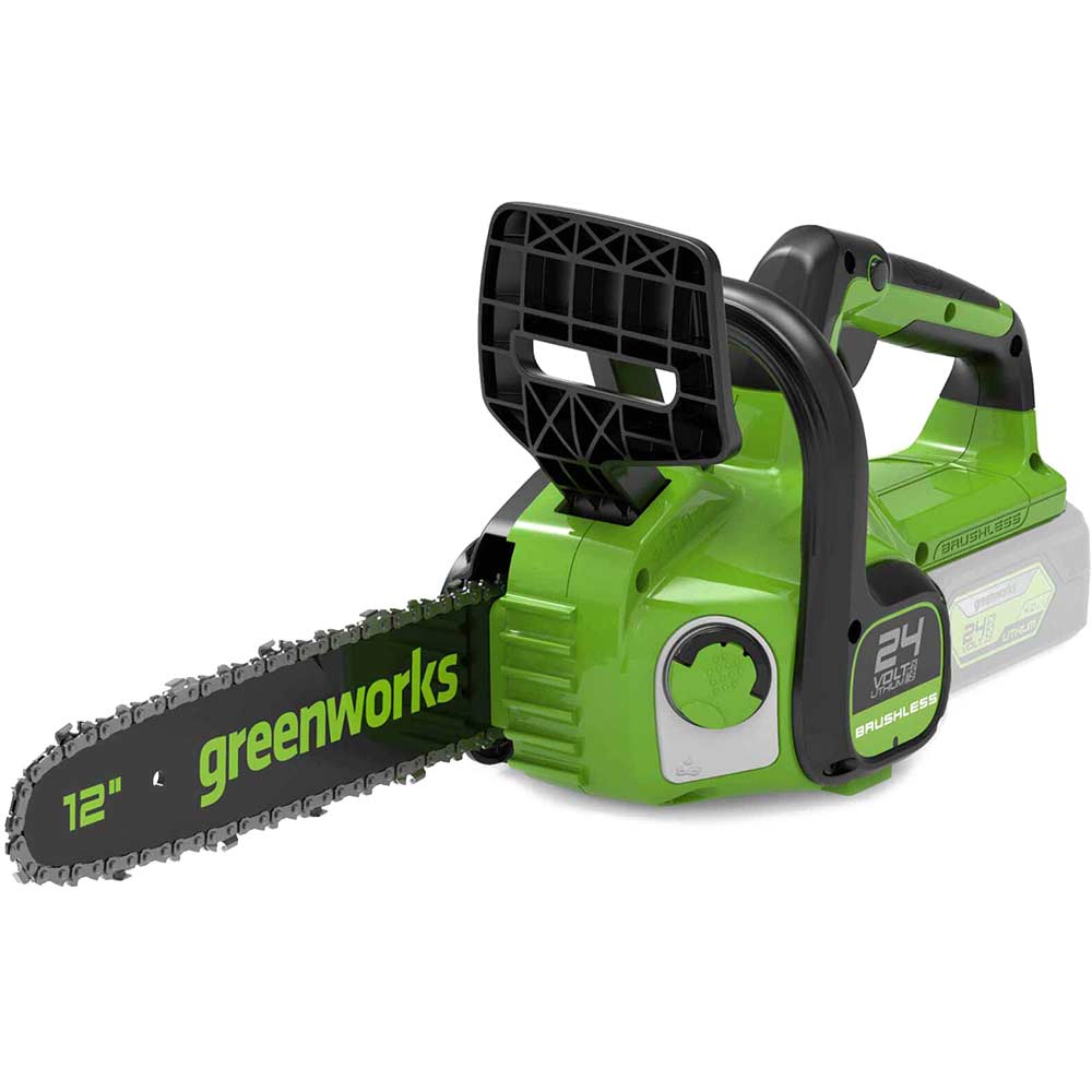 Image of Greenworks GD24CS30 24v Cordless Brushless Chainsaw 300mm No Batteries No Charger