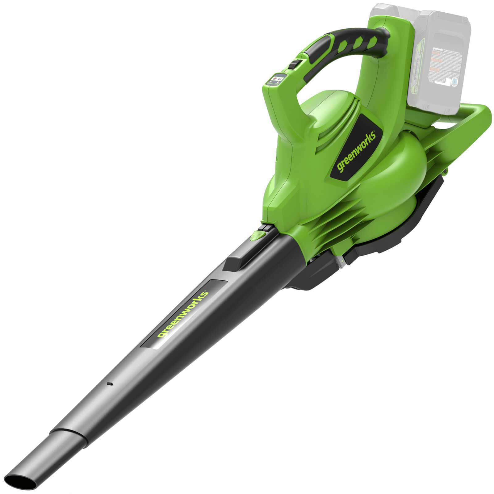 Image of Greenworks GD24X2BV 48v Cordless Leaf Blower and Vacuum No Batteries No Charger