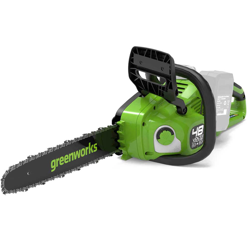 Image of Greenworks GD24X2CS36 48v Cordless Chainsaw 360mm No Batteries No Charger