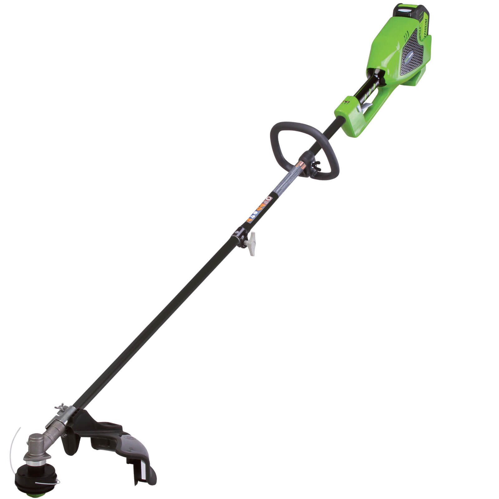 Greenworks GD40BC 40v Cordless Brushless Grass Trimmer 350mm 1 x 2ah Li-ion Charger