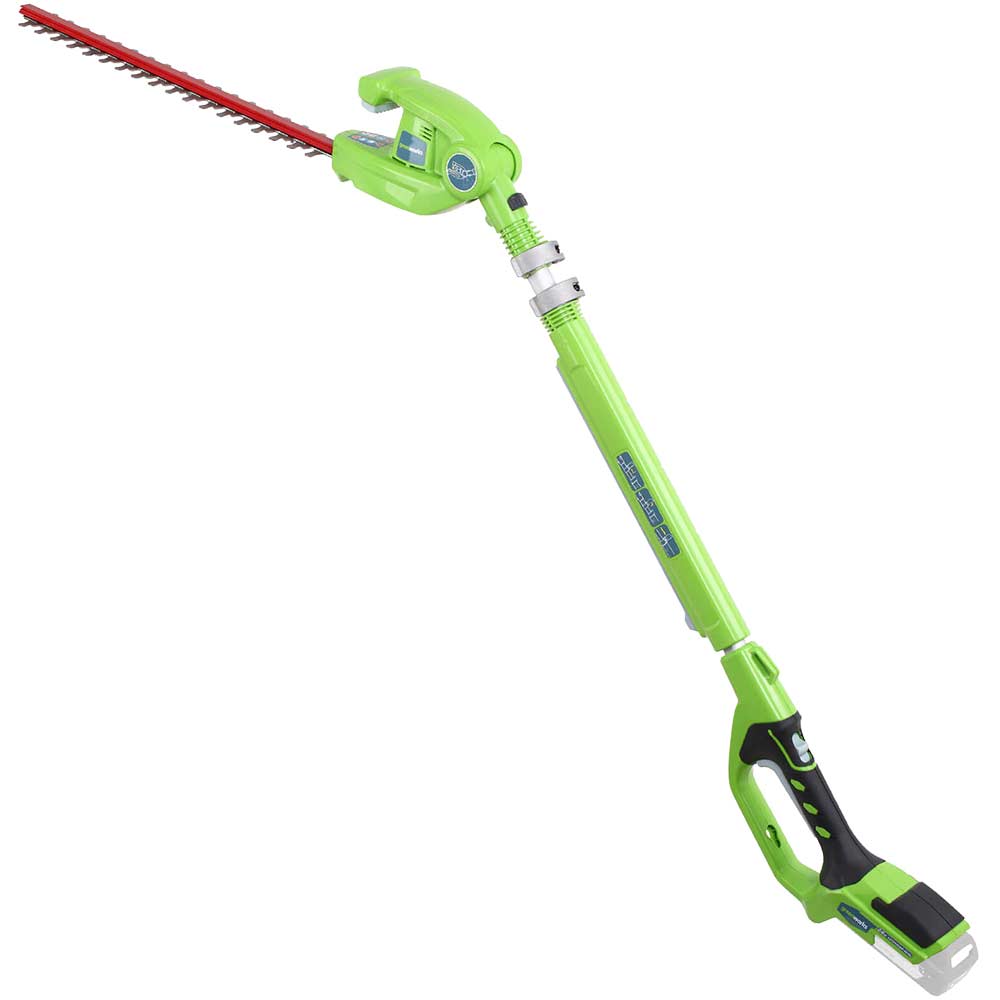 Greenworks G24PH51 24v Cordless Long Hedge Trimmer 510mm No Batteries No Charger