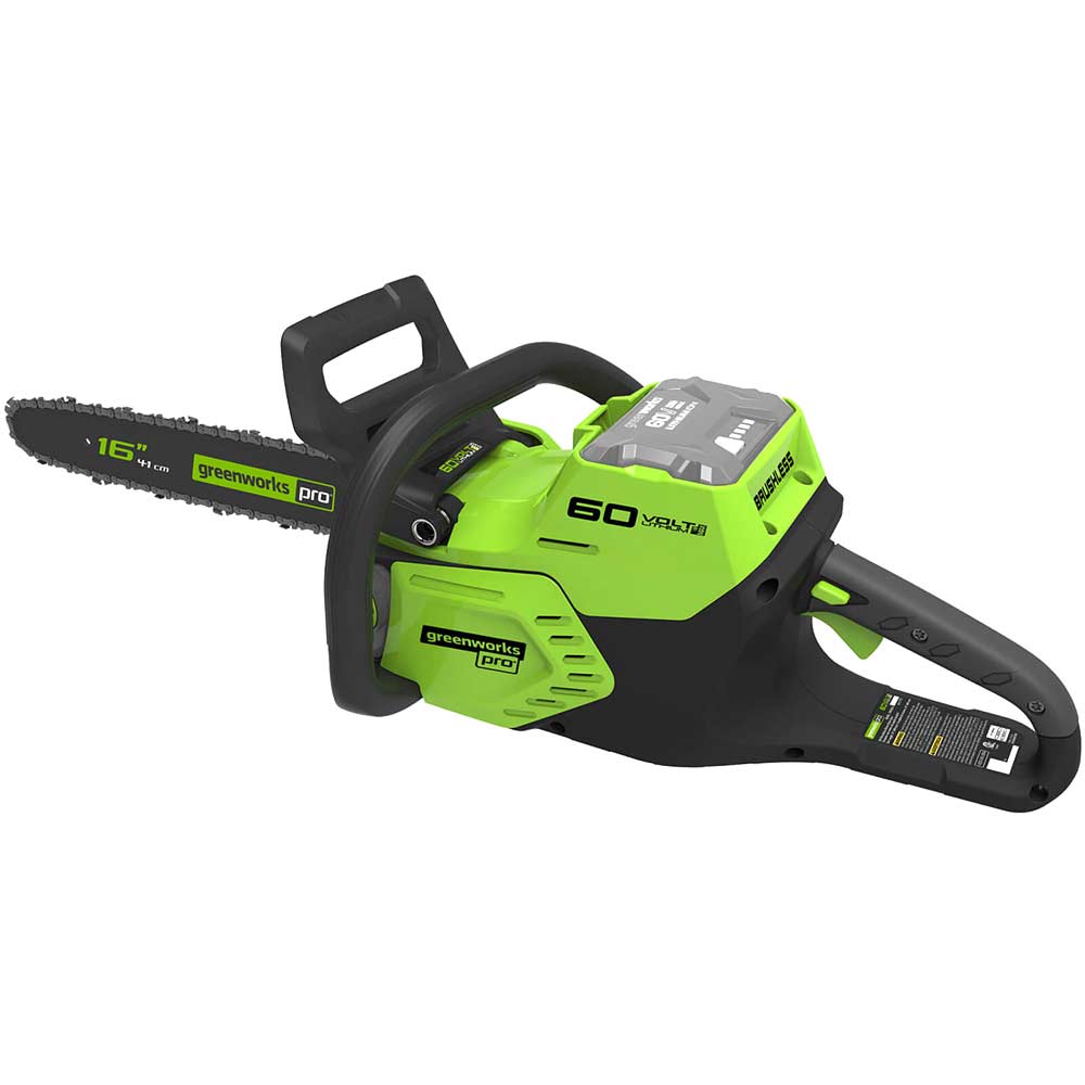 Photo of Greenworks Gd60cs 60v Cordless Brushless Chainsaw 400mm No Batteries No Charger