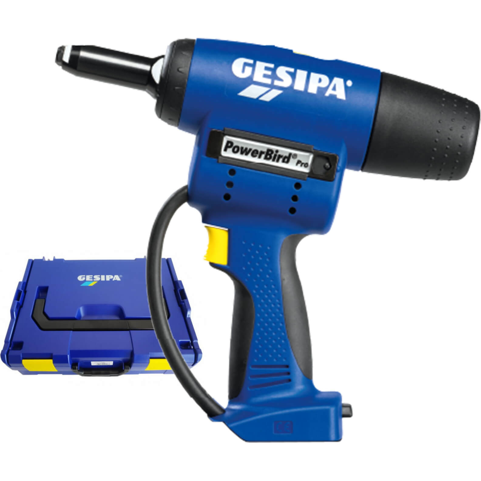 Image of Gesipa PowerBird Pro Gold Edition Cordless Riveter No Batteries No Charger Case