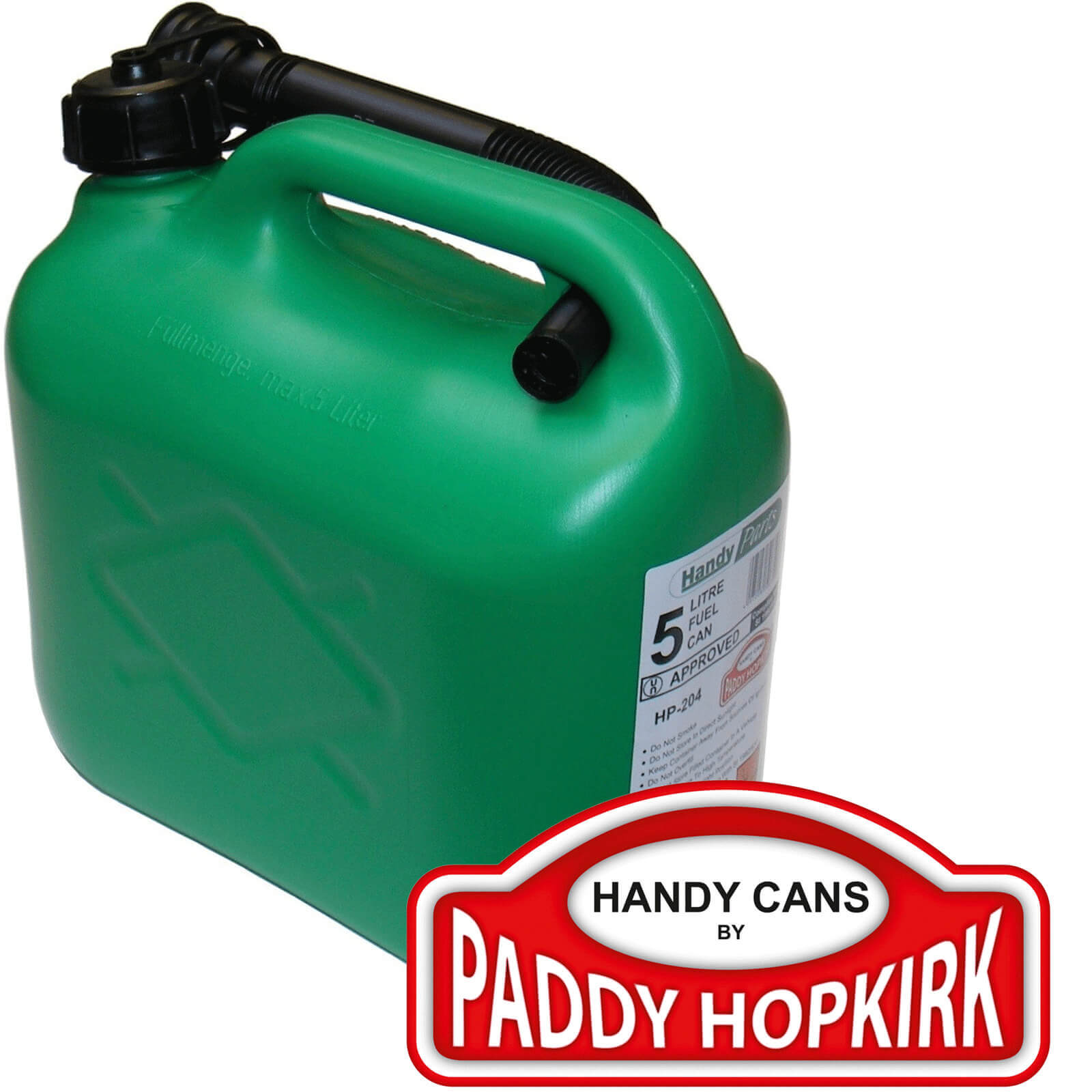 Image of Paddy Hopkirk Plastic Fuel Can 5l Green