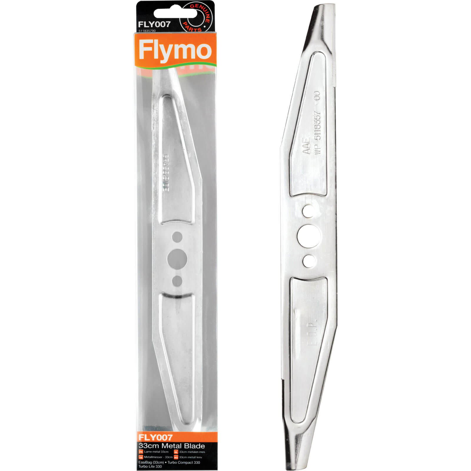 Flymo FLY007 Genuine Blade for TC330, TCV330, VC330, TL330 Lawnmowers 330mm Pack of 1