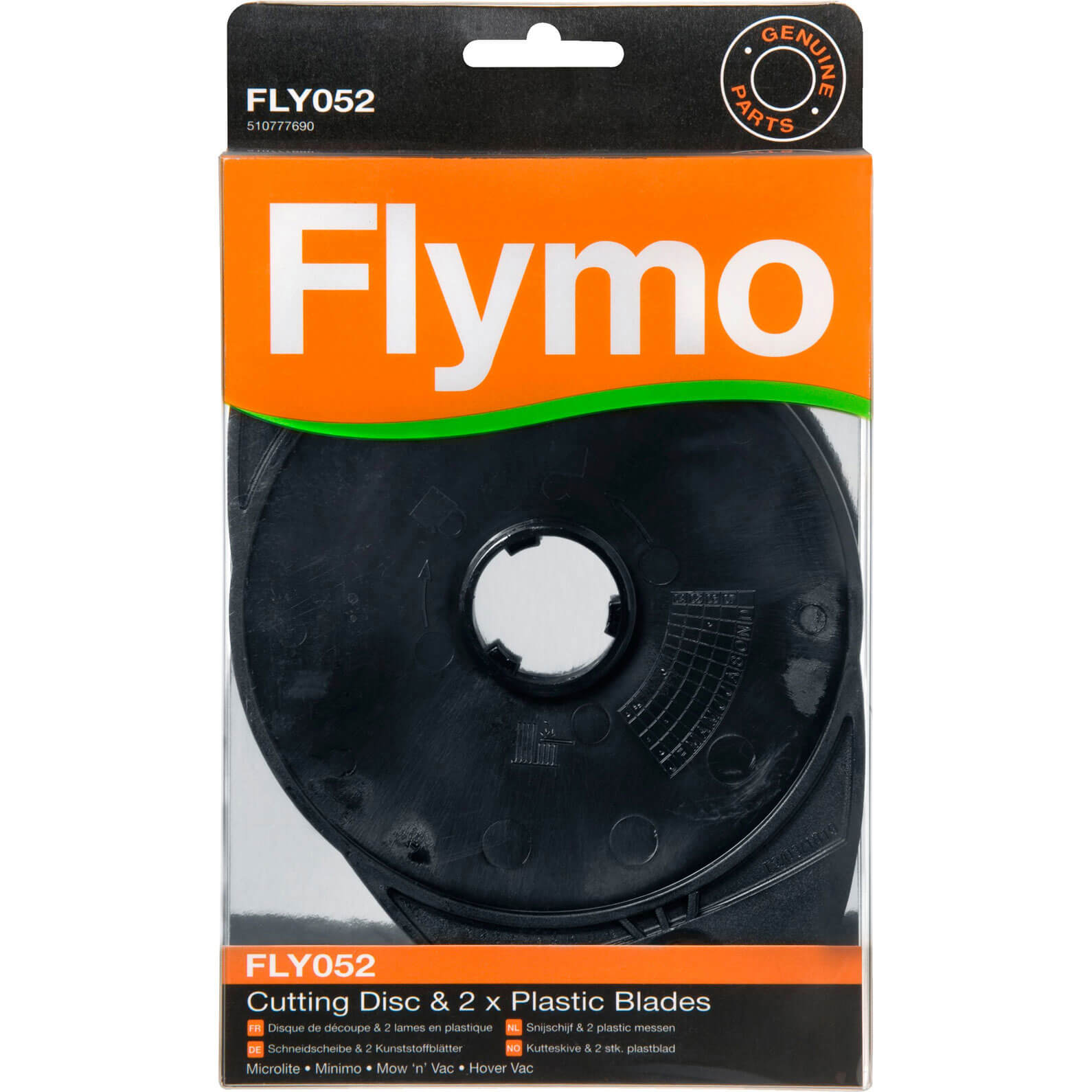 Flymo FLY052 Genuine Cutting Disc for Microlite, Mow n Vac and Hovervac Hover Mowers Pack of 13