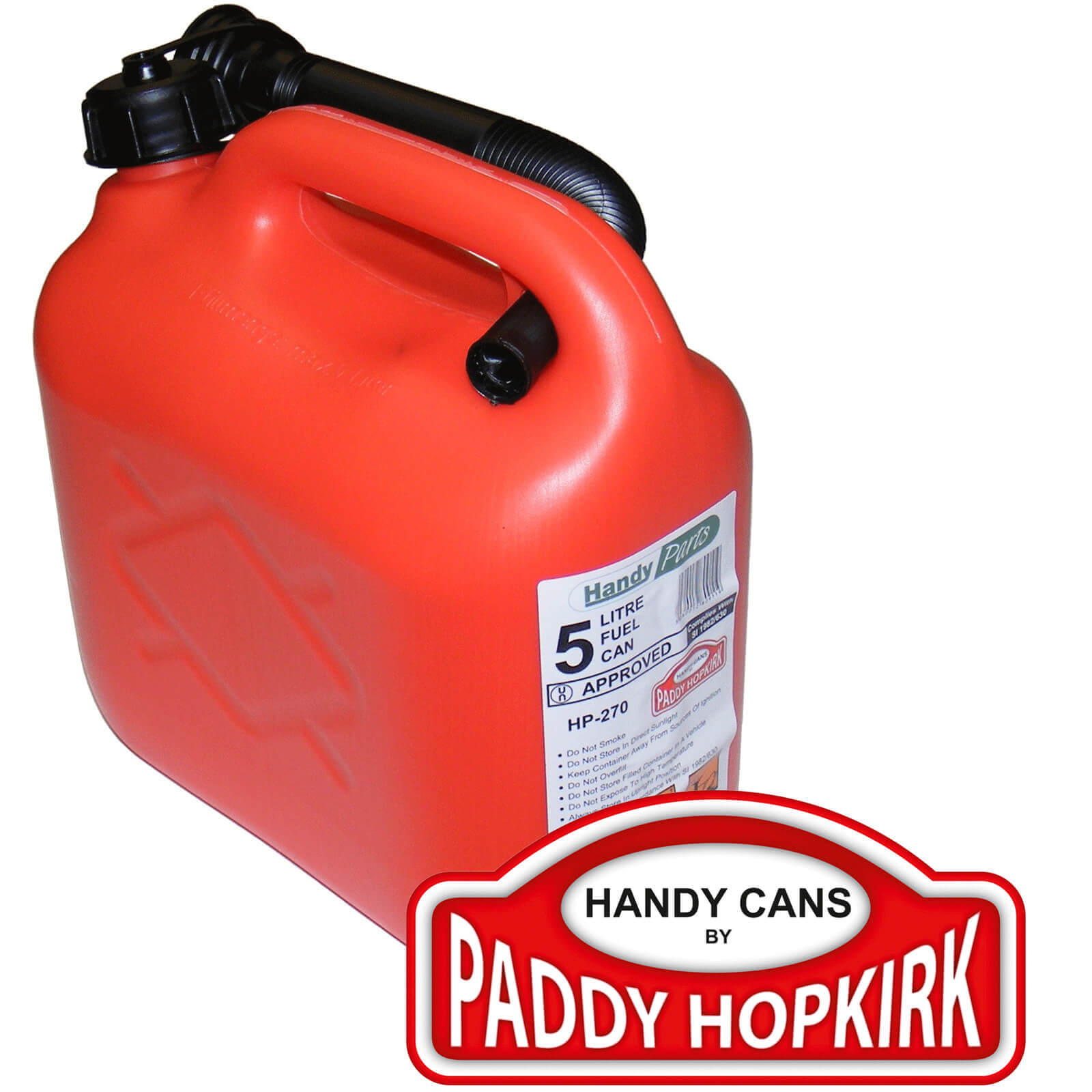 Image of Paddy Hopkirk Plastic Fuel Can 5l Red