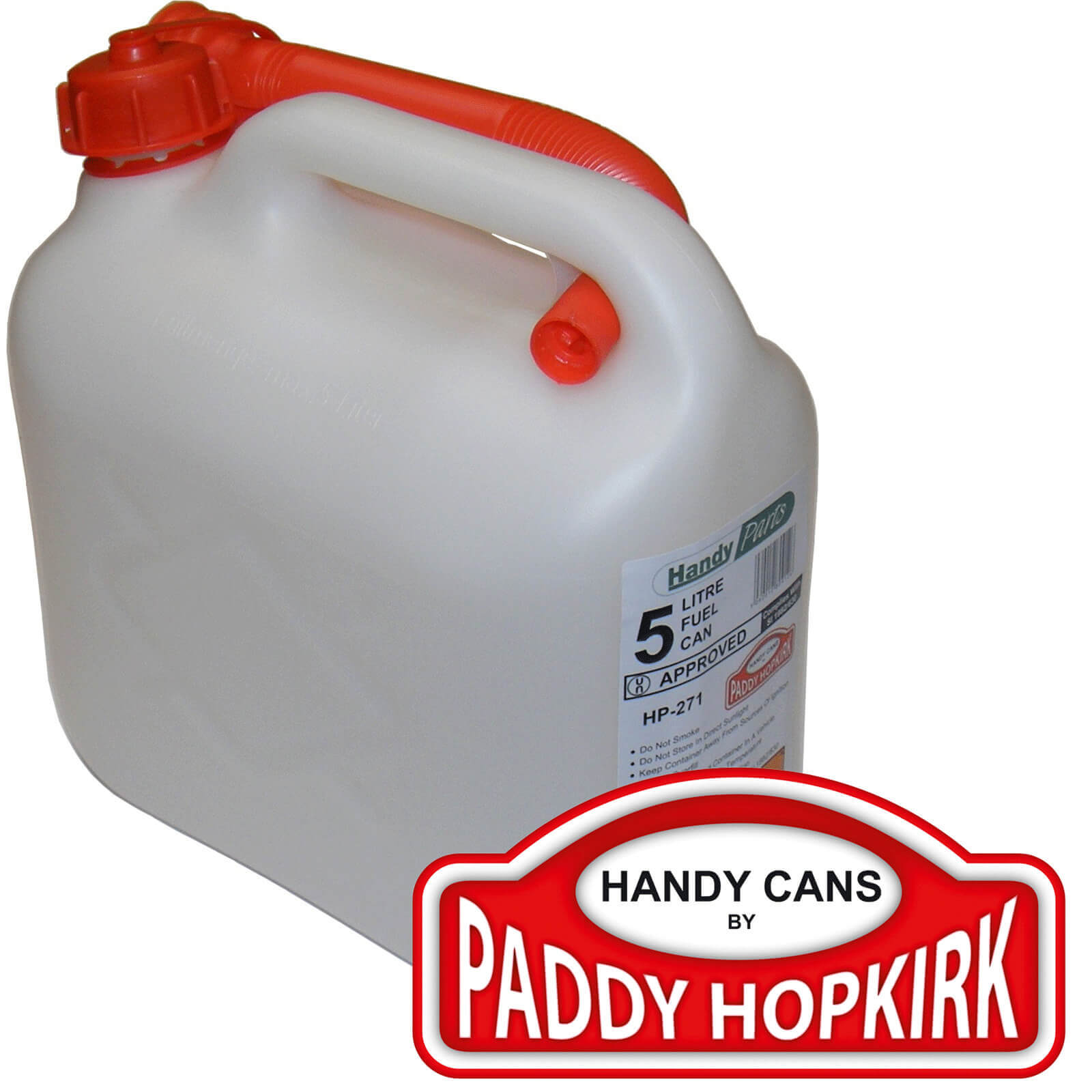Image of Paddy Hopkirk Plastic Fuel Can 5l Clear