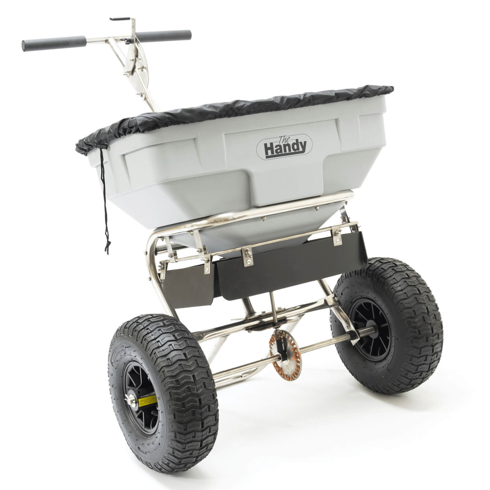 Image of Handy THSSALT Stainless Steel Push Feed, Grass and Salt Broadcast Spreader 57kg