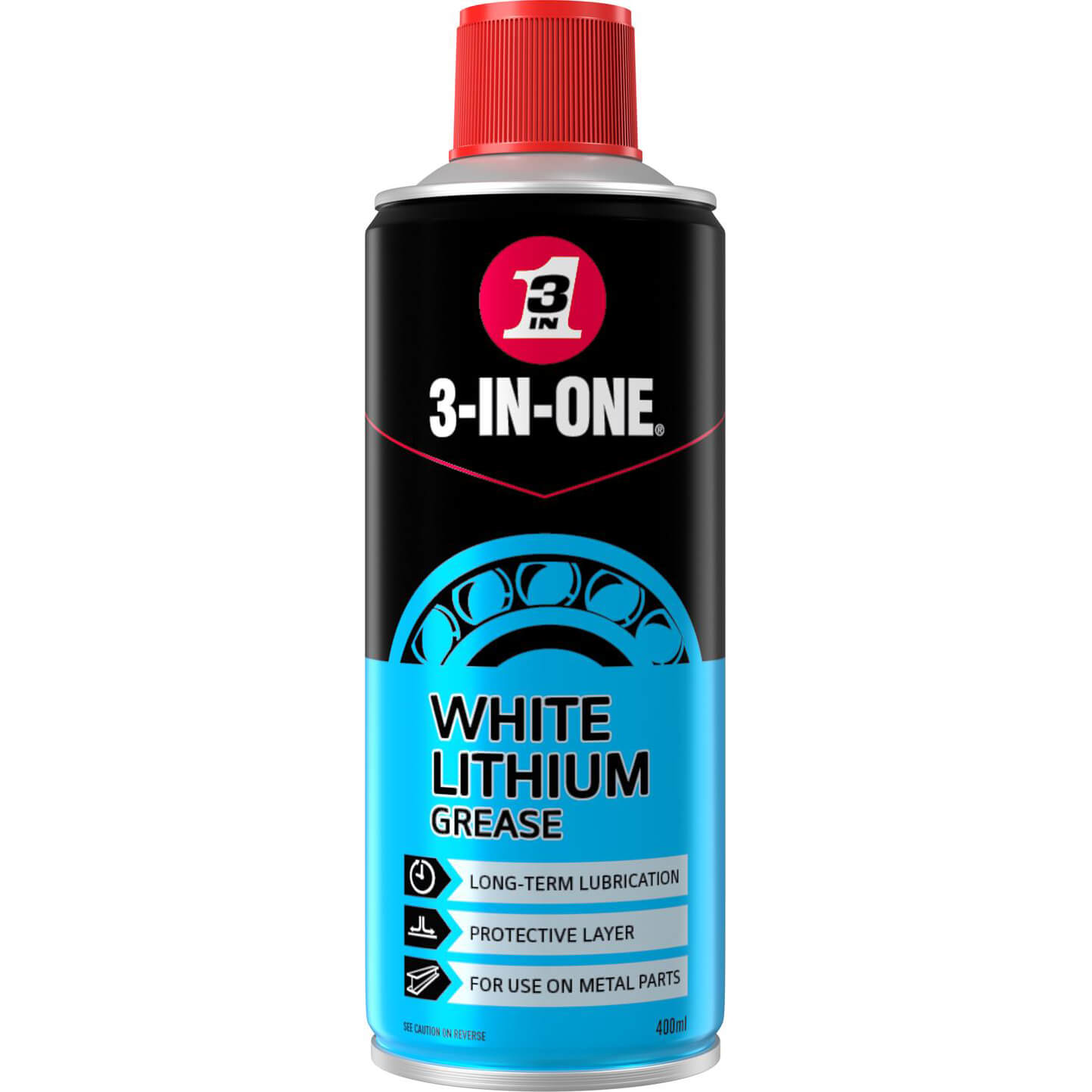 Image of 3 In 1 Professional White Lithium Grease 400ml
