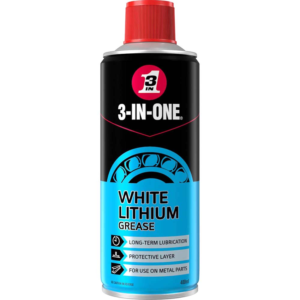 Image of 3 In 1 Professional White Lithium Grease 400ml