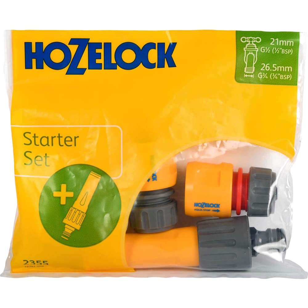 Image of Hozelock Nozzle and Fittings Starter Set