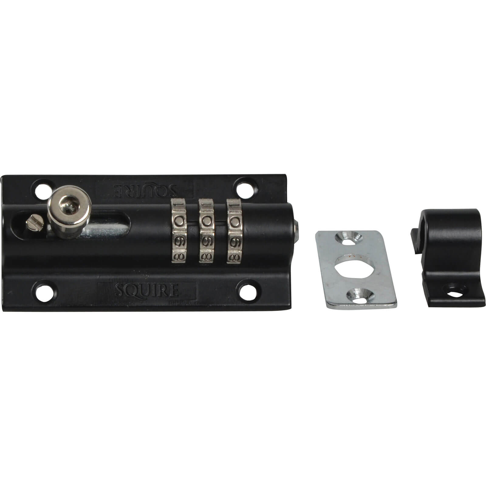 Photo of Henry Squire 3 Wheel Recodeable Combination Bolt Lock Black